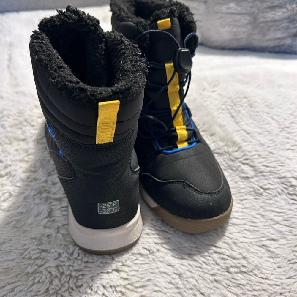 Merrell Kids Black and Blue Rain & Snow Boots size 4 - Picture 5 of 9